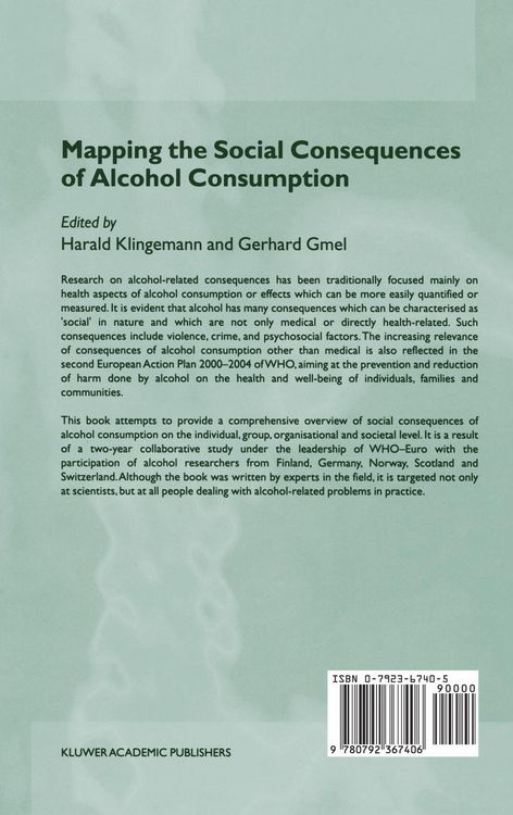 Produktbild: Mapping the Social Consequences of Alcohol Consumption