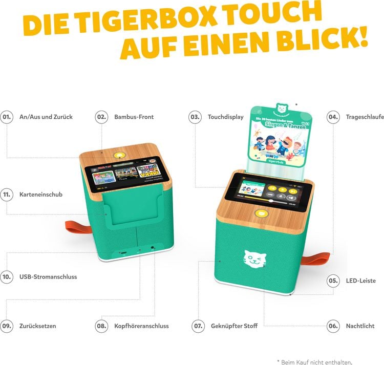 Produktbild: Tiger Media - Tigerbox TOUCH PLUS gr&uuml;n