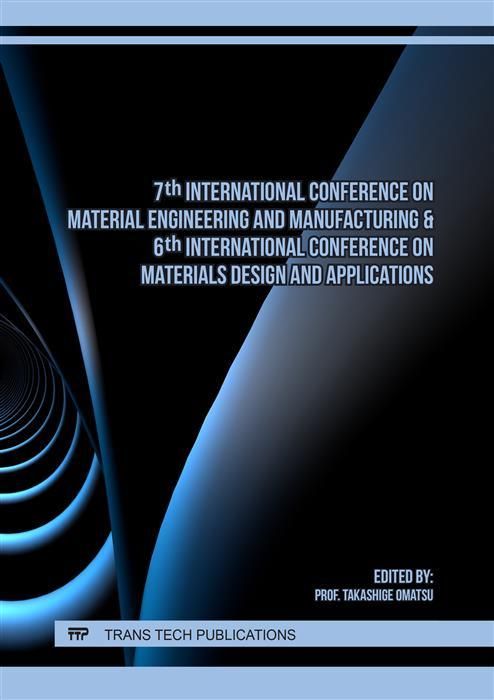Produktbild: 7th International Conference on Material Engineering and Manufacturing & 6th International Conference on Materials Design and Applications