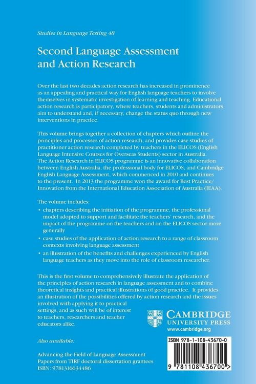 Produktbild: Second Language Assessment and Action Research