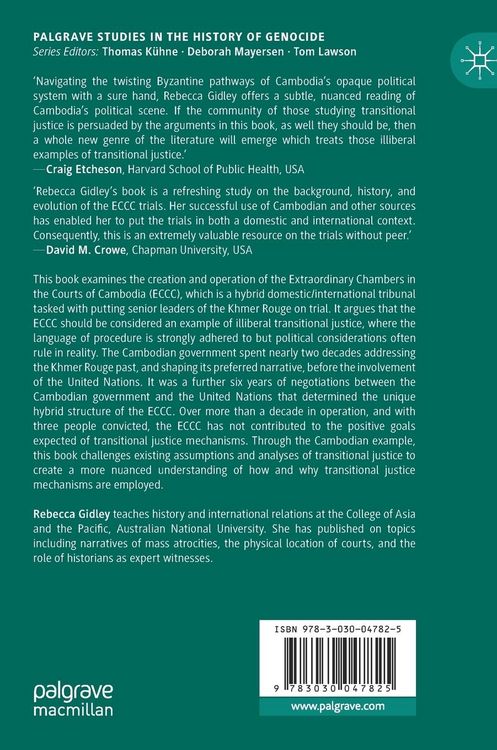 Produktbild: Illiberal Transitional Justice and the Extraordinary Chambers in the Courts of Cambodia