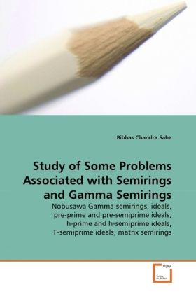 Produktbild: Saha, B: Study of Some Problems Associated with Semirings an
