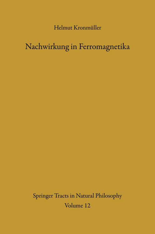 Produktbild: Nachwirkung in Ferromagnetika