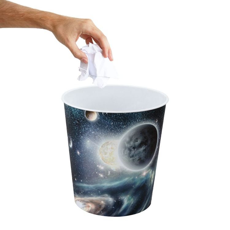Produktbild: Idena Papierkorb Weltraum PP 9L