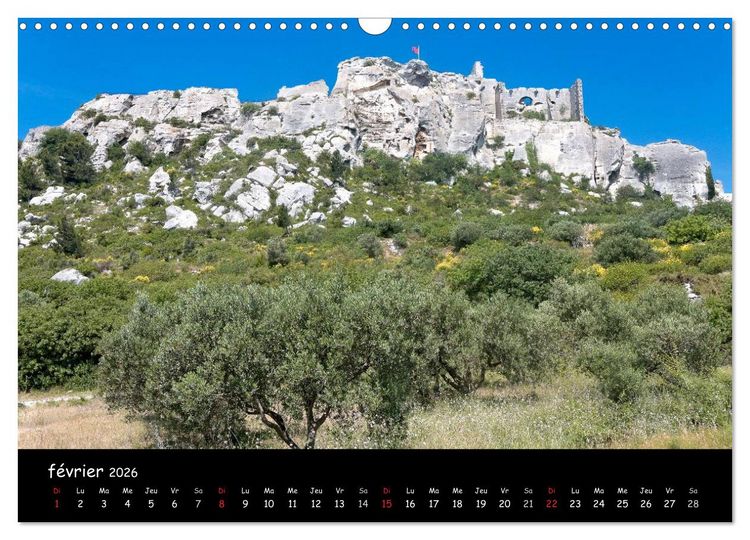 Produktbild: Les Baux de Provence Un des plus beaux villages de France (Calendrier mural 2026 DIN A3 vertical), CALVENDO calendrier mensuel