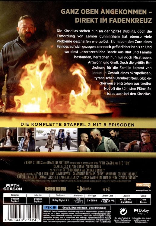 Produktbild: KIN - Nur Blut kann Blut vergelten - Staffel 2 [2 DVDs]