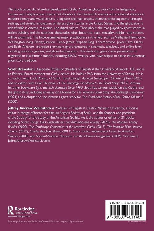 Produktbild: The Routledge Introduction to the American Ghost Story
