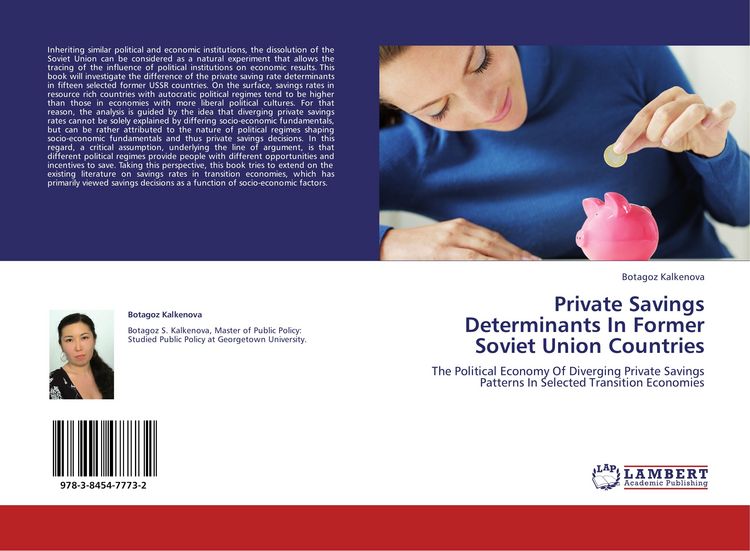 Produktbild: Private Savings Determinants In Former Soviet Union Countries