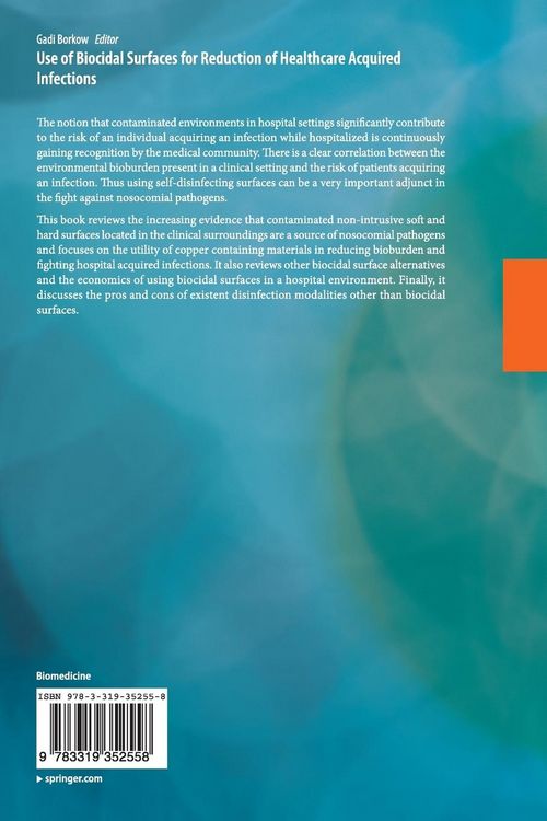 Produktbild: Use of Biocidal Surfaces for Reduction of Healthcare Acquired Infections