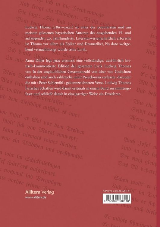 Produktbild: Ludwig Thomas Versdichtungen