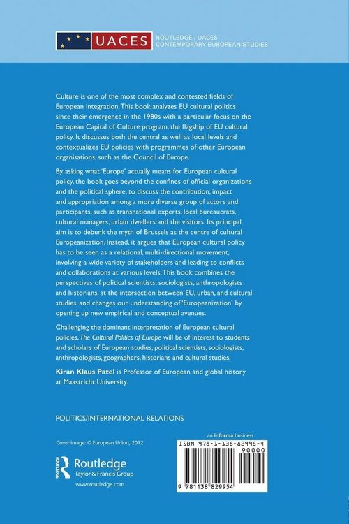 Produktbild: The Cultural Politics of Europe