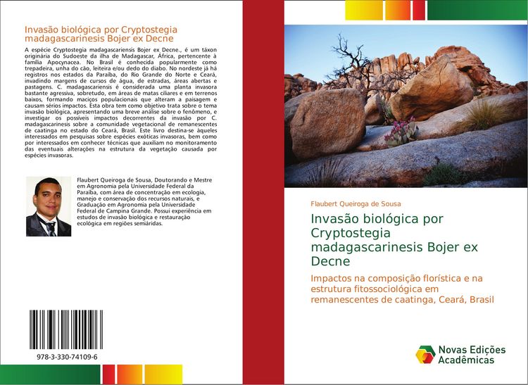Produktbild: Invas&atilde;o biol&oacute;gica por Cryptostegia madagascarinesis Bojer ex Decne