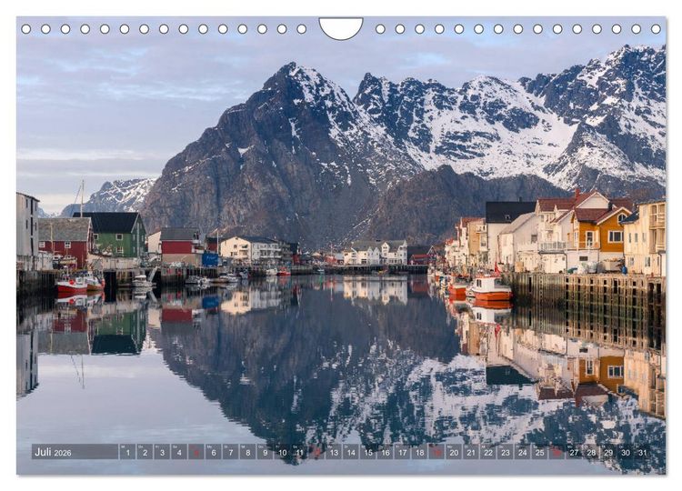 Produktbild: Lofoten - From Dusk Till Dawn (Wandkalender 2026 DIN A4 quer), CALVENDO Monatskalender