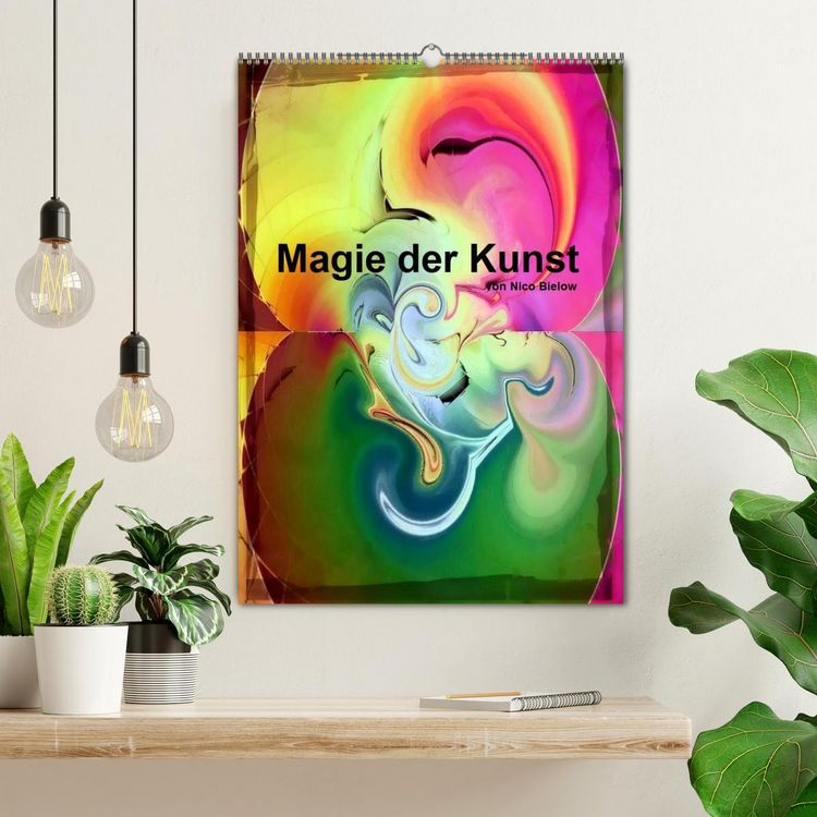 Produktbild: Magie der Kunst von Nico Bielow (Wandkalender 2026 DIN A2 hoch), CALVENDO Monatskalender