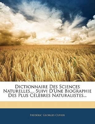Produktbild: Cuvier, F: Dictionnaire Des Sciences Naturelles, ... Suivi D