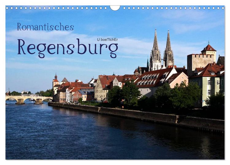 Produktbild: Romantisches Regensburg (Wandkalender 2026 DIN A3 quer), CALVENDO Monatskalender