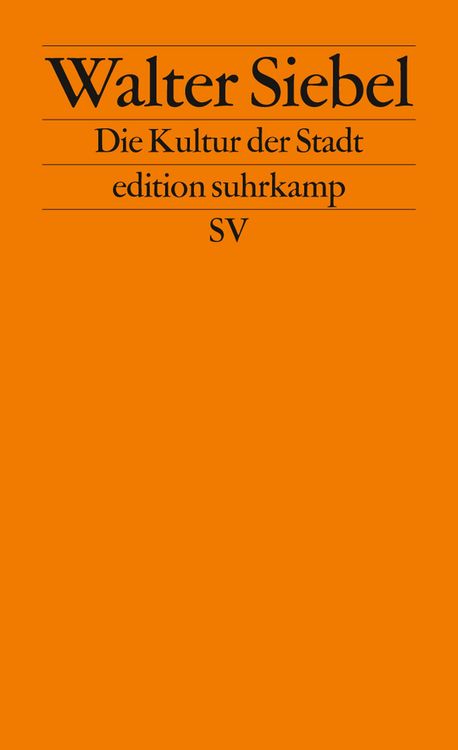 Produktbild: Die Kultur der Stadt