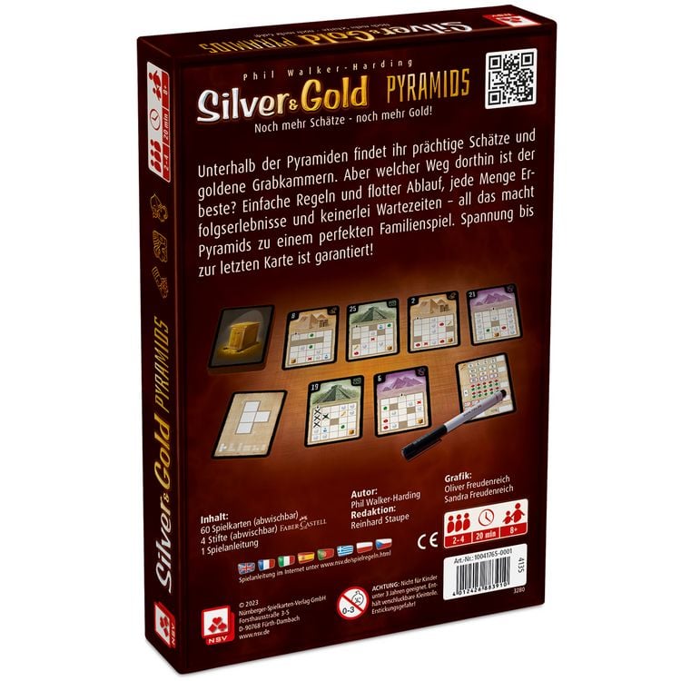 Produktbild: Silver & Gold Pyramids - das Spiel f&uuml;r endlos viele Abenteuer