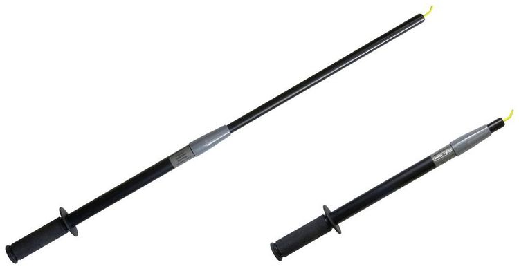 Produktbild: Electro PJP PerchTele Pr&uuml;fspitze PerchTele Buchse 4 mm CAT III 1000 V, CAT IV 600 V Schwarz, Grau 1 St.