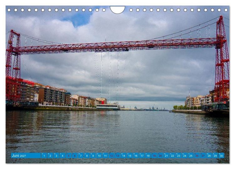 Produktbild: Buntes Bilbao (Wandkalender 2027 DIN A4 quer), CALVENDO Monatskalender
