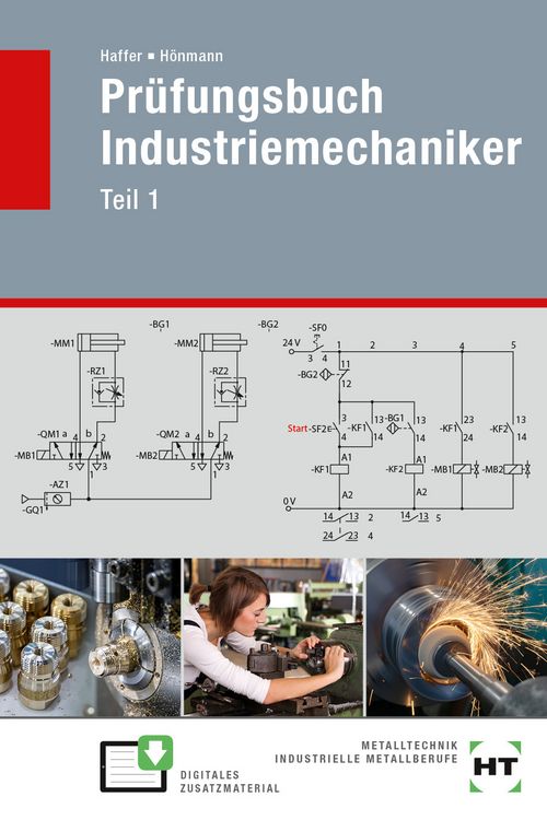 Produktbild: Pr&uuml;fungsbuch Industriemechaniker