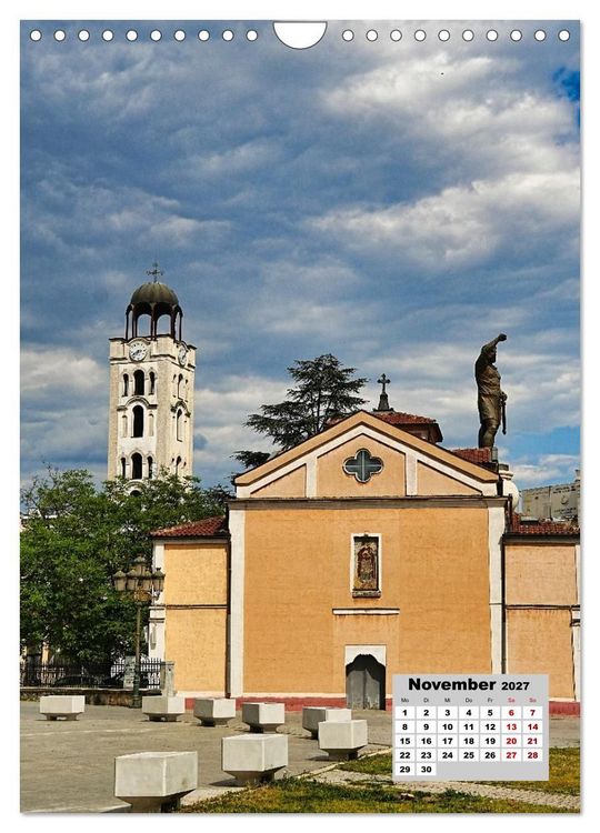 Produktbild: Orthodoxe Kirchen in Nordmazedonien (Wandkalender 2027 DIN A4 hoch), CALVENDO Monatskalender