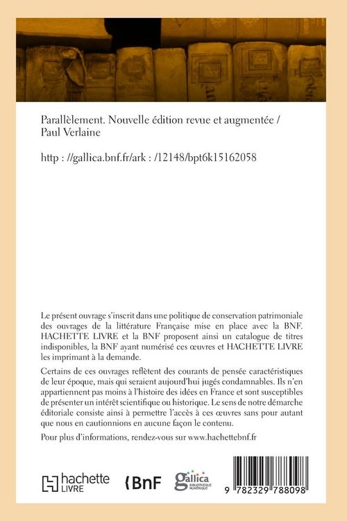 Produktbild: Parall&egrave;lement. Nouvelle &eacute;dition