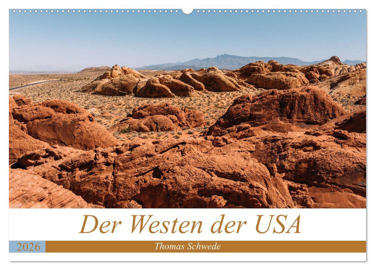 Produktbild: Der Westen der USA (Wandkalender 2026 DIN A2 quer), CALVENDO Monatskalender