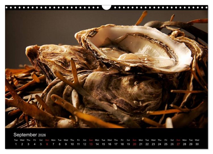 Produktbild: Delicious - Gourmet Food Calendar 2026 / UK-Version (Wall Calendar 2026 DIN A3 landscape), CALVENDO 12 Month Wall Calendar