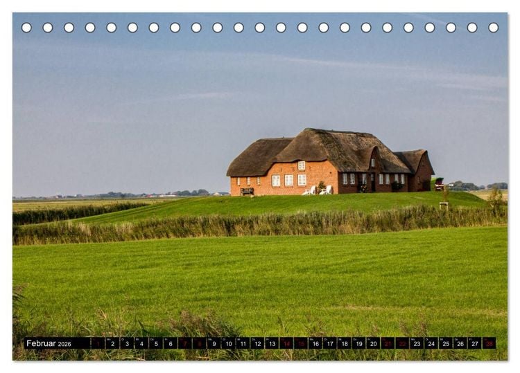 Produktbild: Nordseeinsel Pellworm 2026 (Tischkalender 2026 DIN A5 quer), CALVENDO Monatskalender
