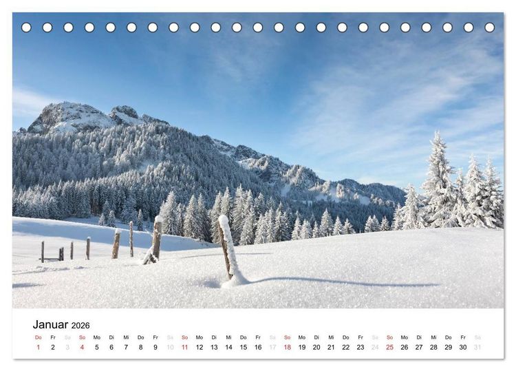 Produktbild: Der Isarwinkel (Tischkalender 2026 DIN A5 quer), CALVENDO Monatskalender