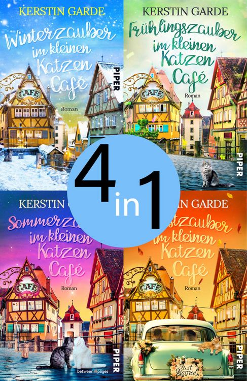 Produktbild: Bundle: Das kleine Katzencafe im Lauf der Jahreszeiten