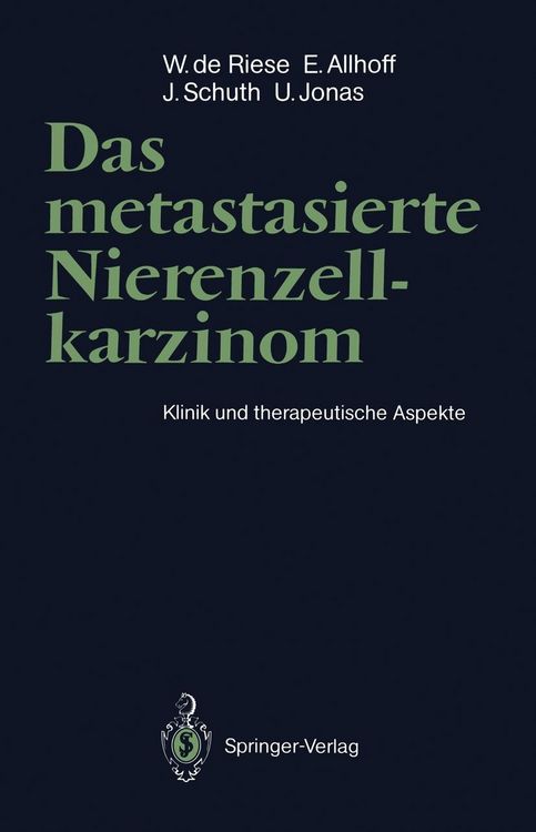 Produktbild: Das metastasierte Nierenzellkarzinom