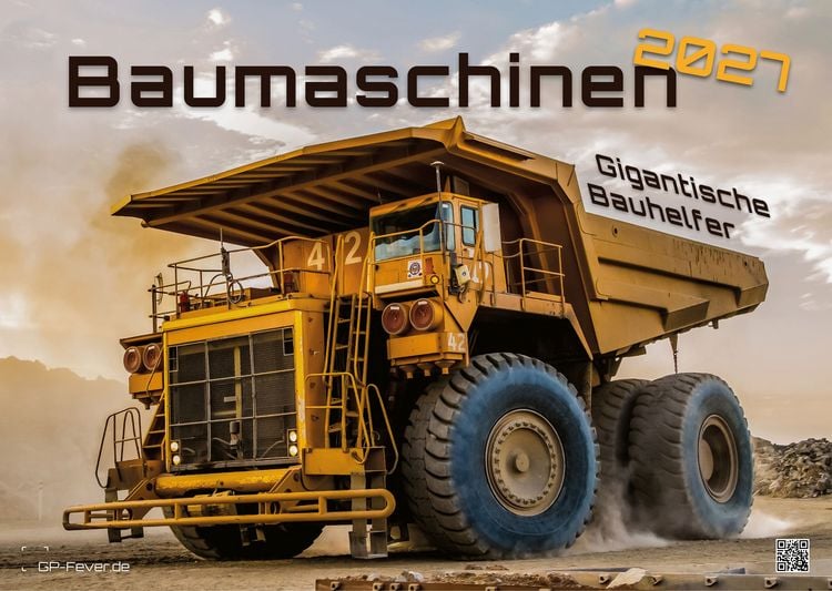 Produktbild: Baumaschinen - gigantische Bauhelfer - 2027 - Kalender DIN A3