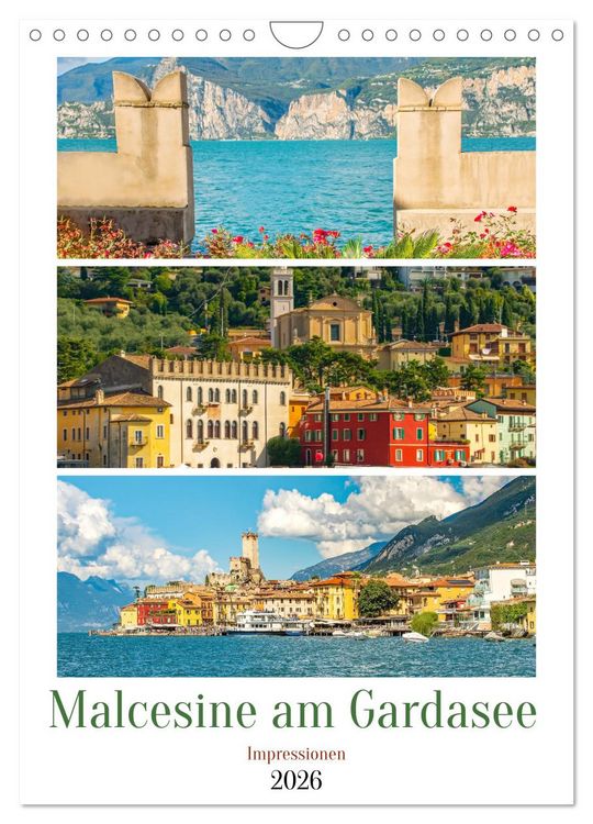 Produktbild: Malcesine am Gardasee - Impressionen (Wandkalender 2026 DIN A4 hoch), CALVENDO Monatskalender