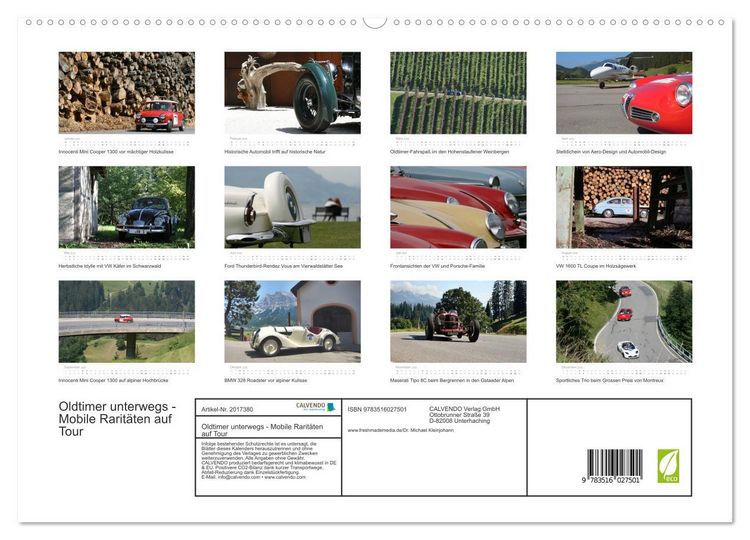 Produktbild: Oldtimer unterwegs - Mobile Rarit&auml;ten auf Tour (hochwertiger Premium Wandkalender 2026 DIN A2 quer), Kunstdruck in Hochglanz