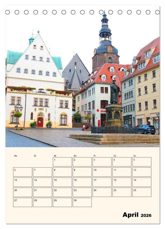 Produktbild: Sch&ouml;nes Sachsen-Anhalt (Tischkalender 2026 DIN A5 hoch), CALVENDO Monatskalender