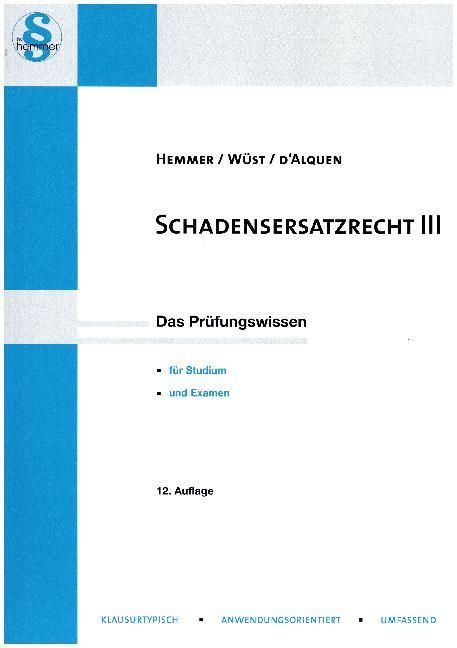 Produktbild: Schadenersatzrecht III