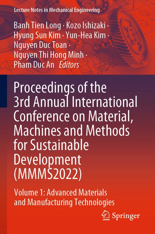 Produktbild: Proceedings of the 3rd Annual International Conference on Material, Machines and Methods for Sustainable Development (MMMS2022)
