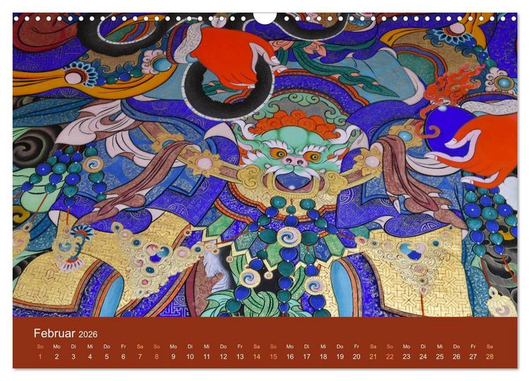 Produktbild: Buddhistische G&ouml;tter, G&ouml;tzen und D&auml;monen (Wandkalender 2026 DIN A3 quer), CALVENDO Monatskalender