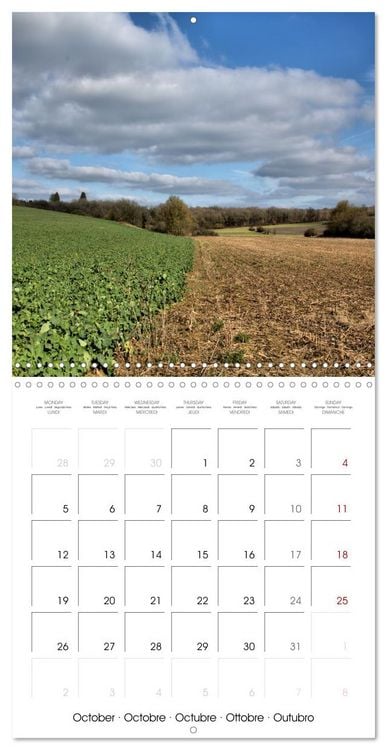 Produktbild: Les couleurs de la Vienne (Calendrier mural carr&eacute; 2026 30x30 cm) Calendrier double avec une page pour vos prises de notes