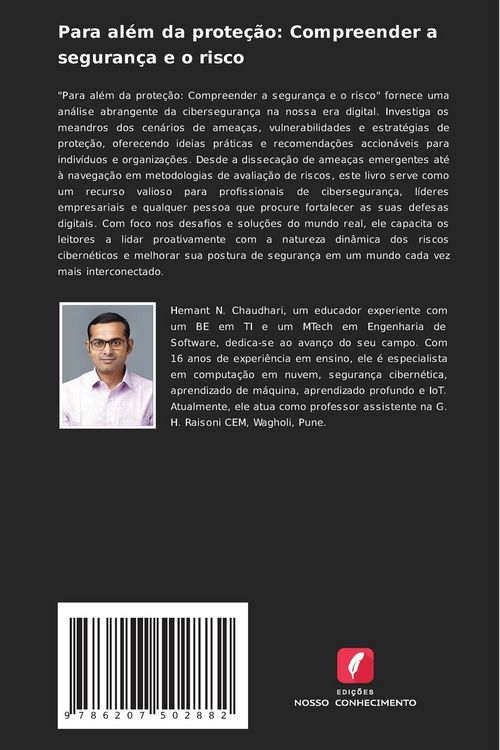 Produktbild: Para al&eacute;m da prote&ccedil;&atilde;o: Compreender a seguran&ccedil;a e o risco