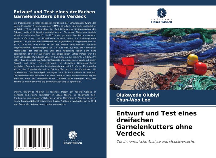 Produktbild: Entwurf und Test eines dreifachen Garnelenkutters ohne Verdeck