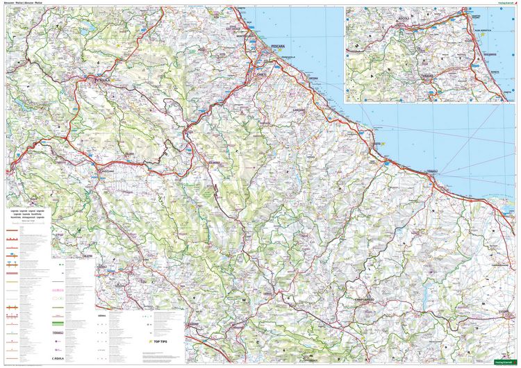 Produktbild: freytag & berndt Stra&szlig;enkarte Abruzzen - Molise 1:150.000