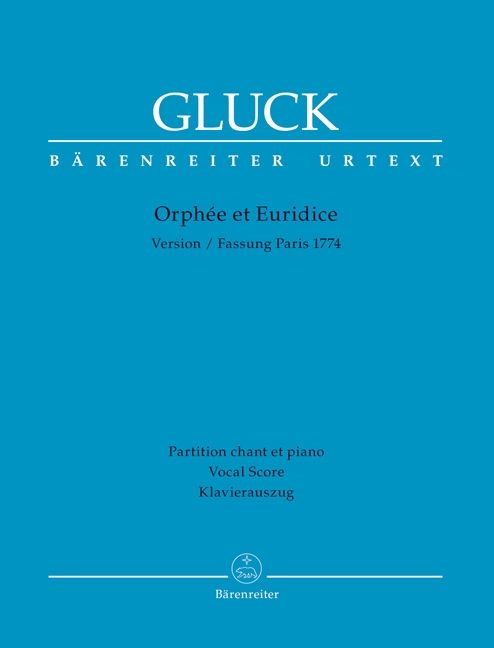 Produktbild: Orph&eacute;e et Euridice (Pariser Fassung 1774), Klavierauszug