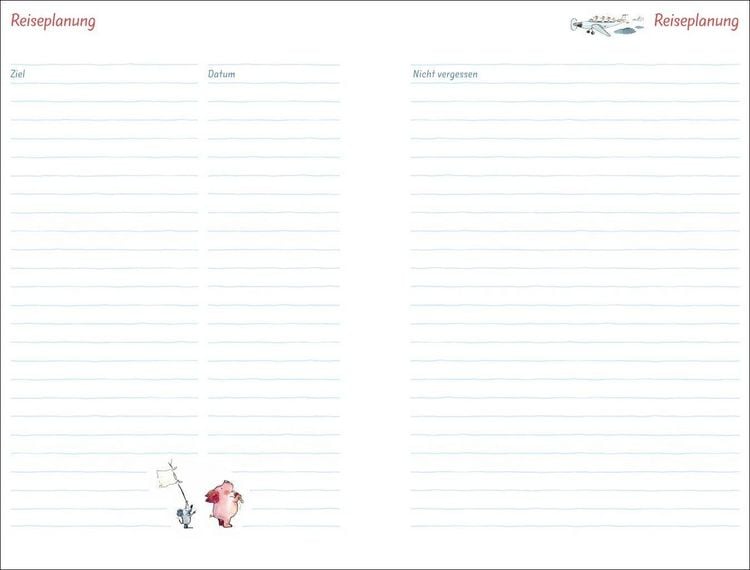 Produktbild: Helme Heine: Familienplaner-Buch A5 2027