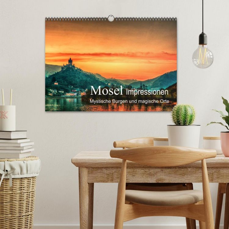 Produktbild: Mosel Impressionen Mystische Burgen und magische Orte (Wandkalender 2026 DIN A3 quer), CALVENDO Monatskalender