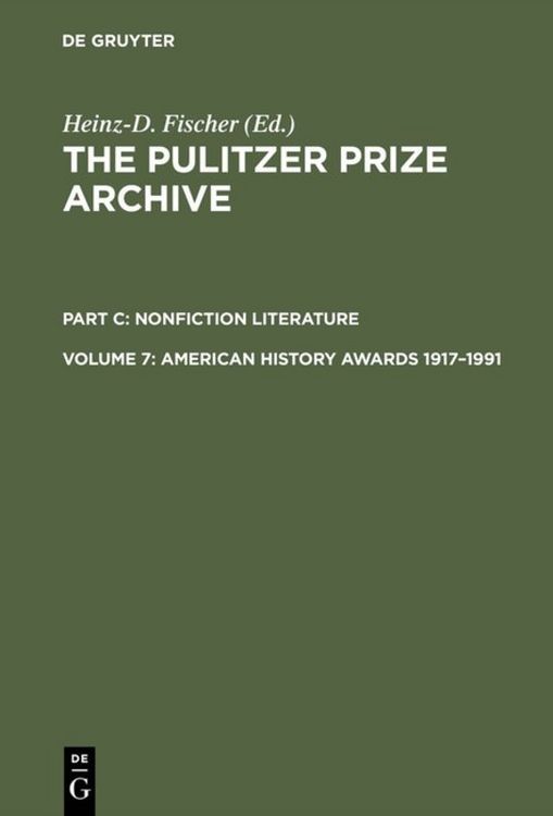 Produktbild: American History Awards 1917&ndash;1991