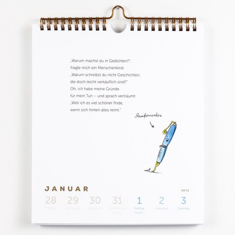 Produktbild: Heinz Erhardt: Literarischer Wochenkalender 2027