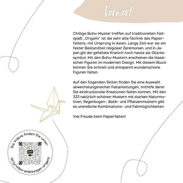 Produktbild: 333 Origami &ndash; Boho Nature-Style